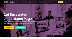 Desktop Screenshot of cronycle.com